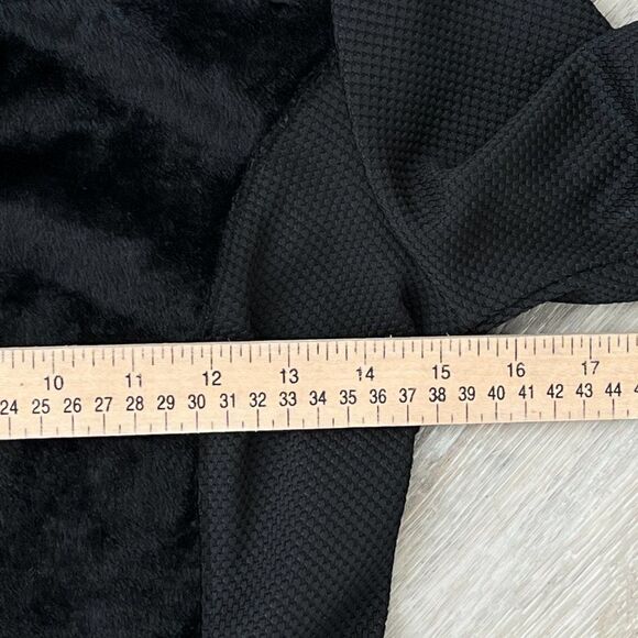 Elie Tahari Mixed Media Fit & Flare Dress Black Size 4 - Picture 9 of 16